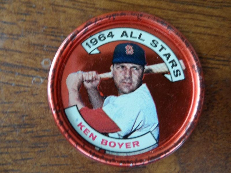 Ken Boyer, 1964 Topps Coins Baseball