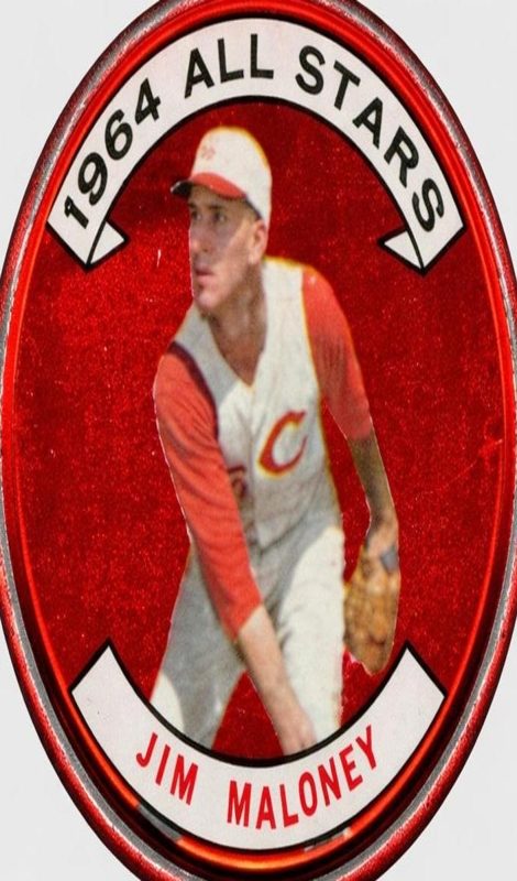 Jim Maloney, 1964 Topps Coins Baseball
