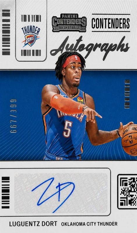 Luguentz Dort, 2021 Panini Contenders Basketball