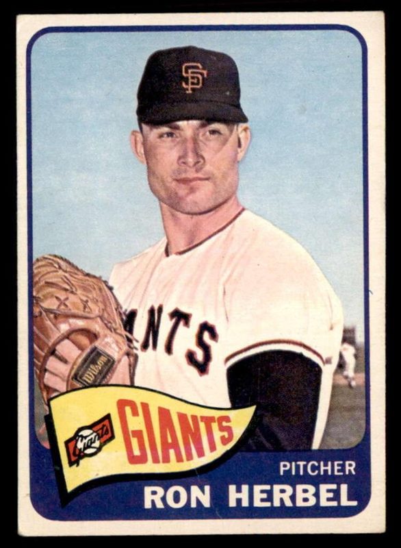 Ron Herbel, 1965 Topps Baseball