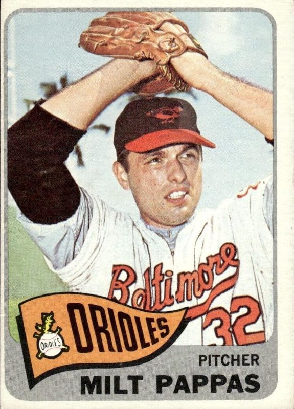 Milt Pappas, 1965 Topps Baseball