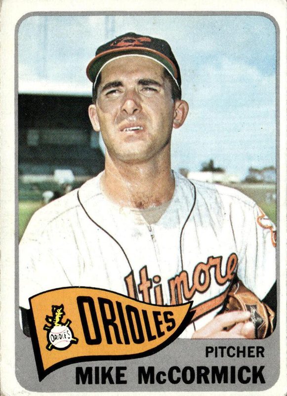 Mike McCormick, 1965 Topps Baseball