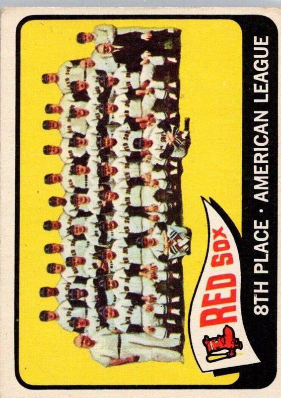 Red Sox Team, 1965 Topps Baseball