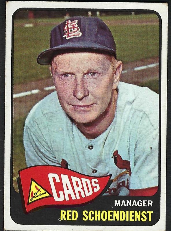 Red Schoendienst, 1965 Topps Baseball