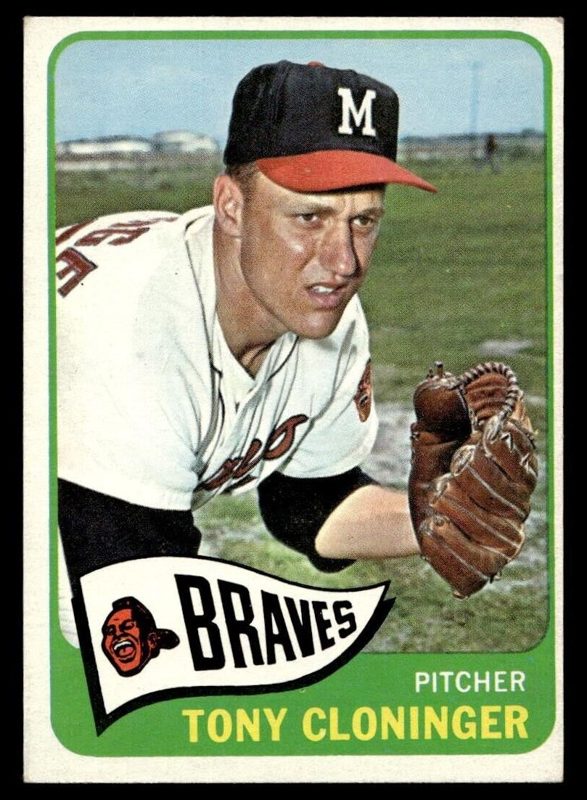 Tony Cloninger, 1965 Topps Baseball