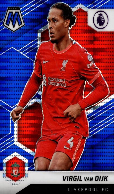 Virgil van Dijk, 2021 Panini Mosaic Premier League Soccer