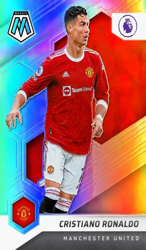Cristiano Ronaldo, 2021 Panini Mosaic Premier League Soccer