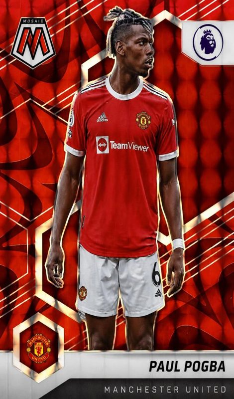 Paul Pogba, 2021 Panini Mosaic Premier League Soccer