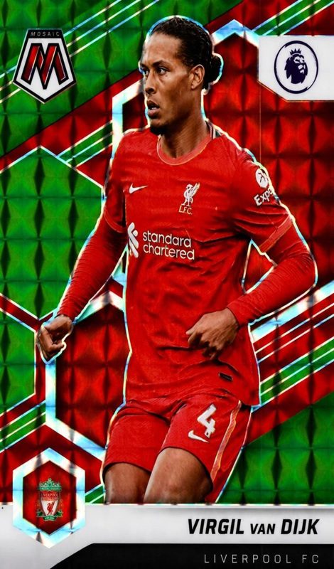 Virgil van Dijk, 2021 Panini Mosaic Premier League Soccer