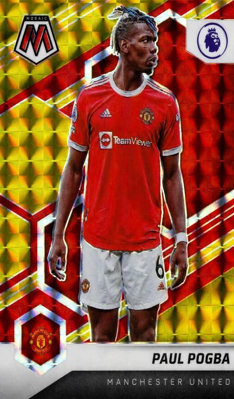 Paul Pogba, 2021 Panini Mosaic Premier League Soccer