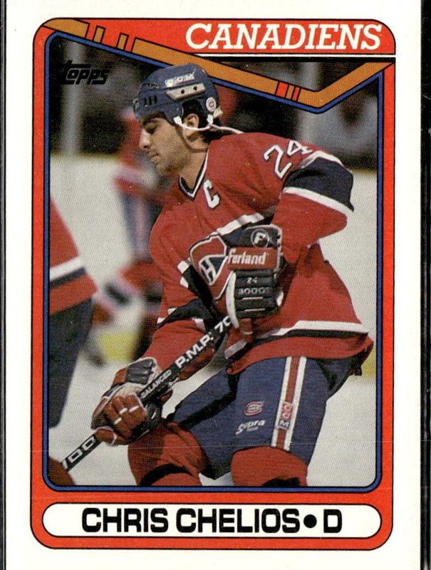 Chris Chelios, 1990 Topps Hockey