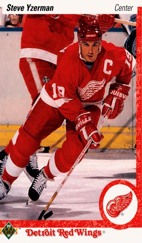 Steve Yzerman, 1990 Upper Deck Hockey