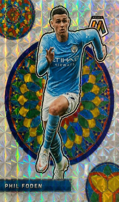 Phil Foden, 2021 Panini Mosaic Premier League Soccer