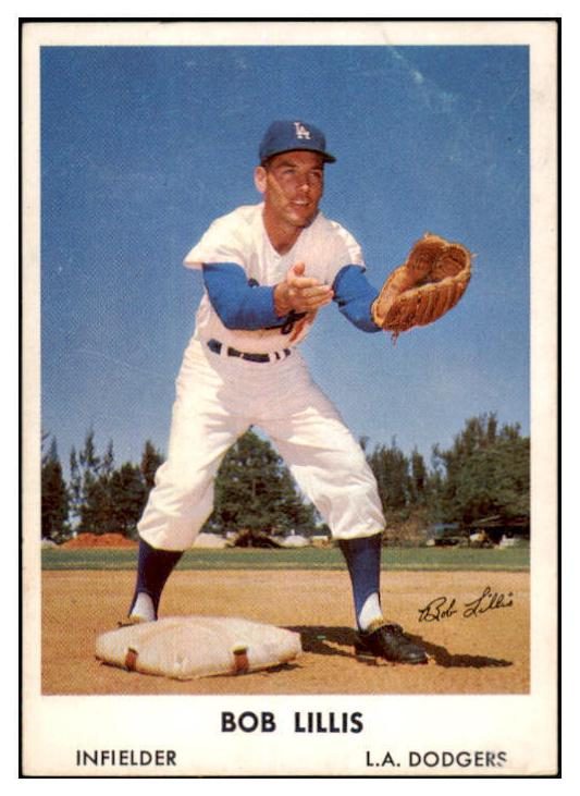 Bob Lillis, 1961 Bell Brand Dodgers Baseball
