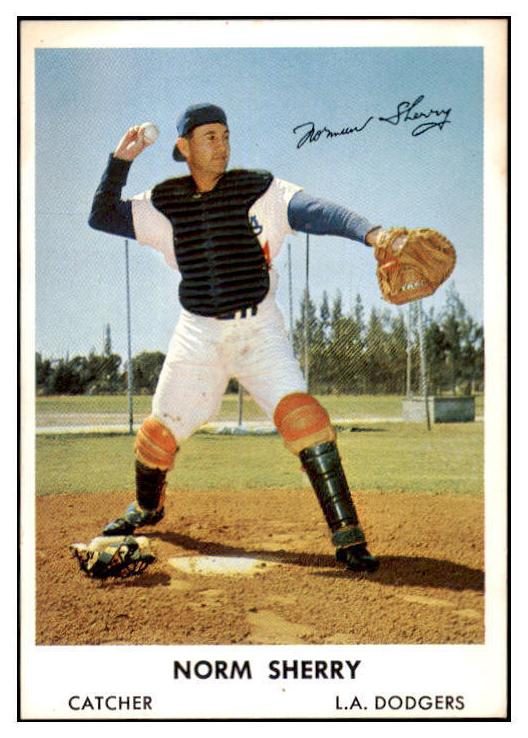 Norm Sherry, 1961 Bell Brand Dodgers Baseball