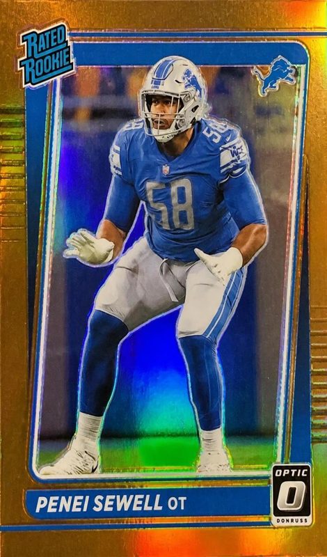 Penei Sewell, 2021 Donruss Optic Football