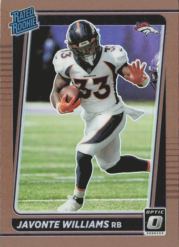 Javonte Williams, 2021 Donruss Optic Football