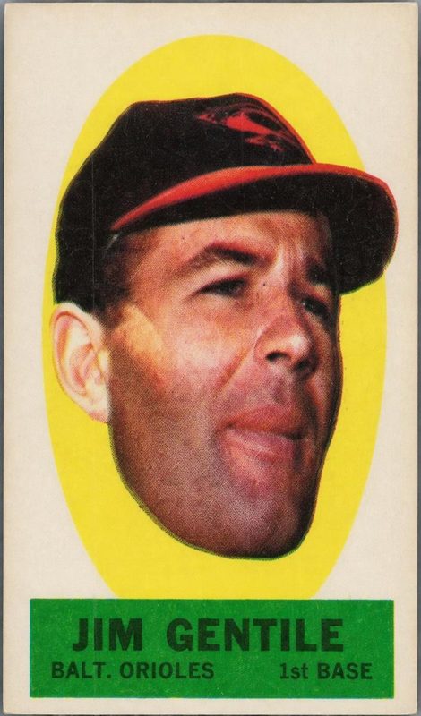 Jim Gentile, 1963 Topps Baseball