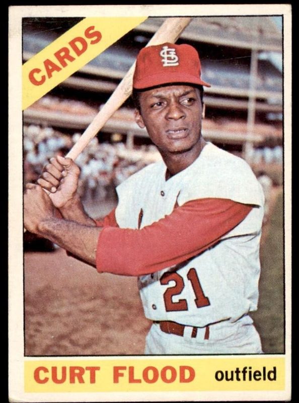 Curt Flood, 1966 Topps Baseball