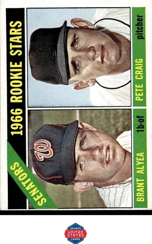 Senators Rookies, 1966 Topps Baseball