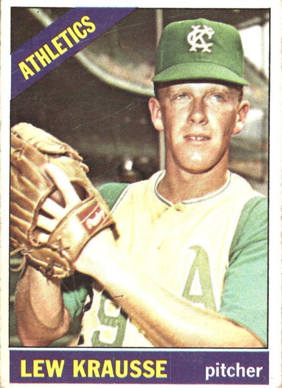 Lew Krausse, 1966 Topps Baseball
