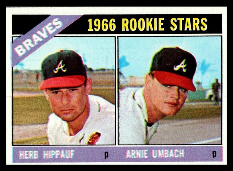 Braves Rookies, 1966 Topps Baseball