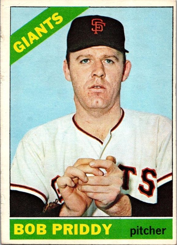 Bob Priddy, 1966 Topps Baseball