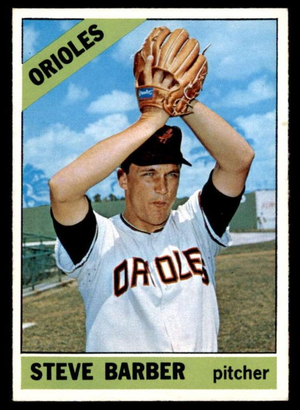 Steve Barber, 1966 Topps Baseball