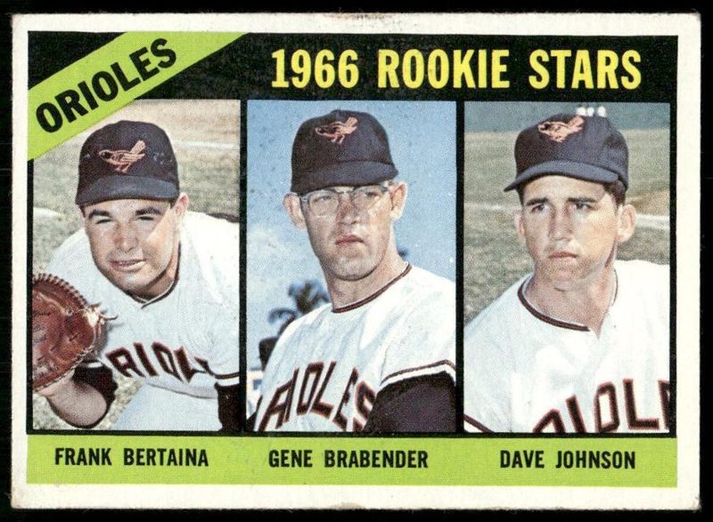 Orioles Rookies, 1966 Topps Baseball