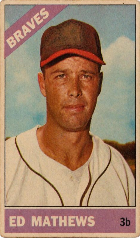 Eddie Mathews, 1966 Topps Venezuelan Baseball