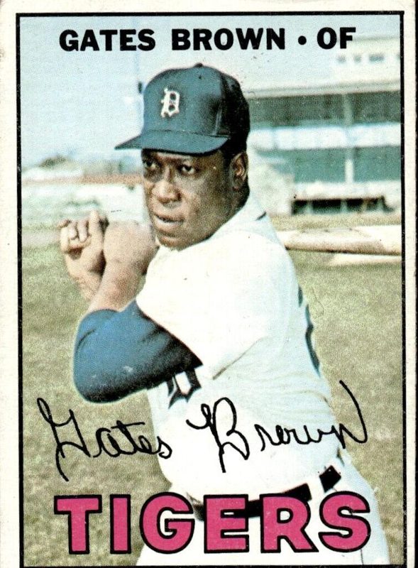 Gates Brown, 1967 Topps Baseball
