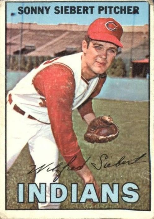 Sonny Siebert, 1967 Topps Baseball