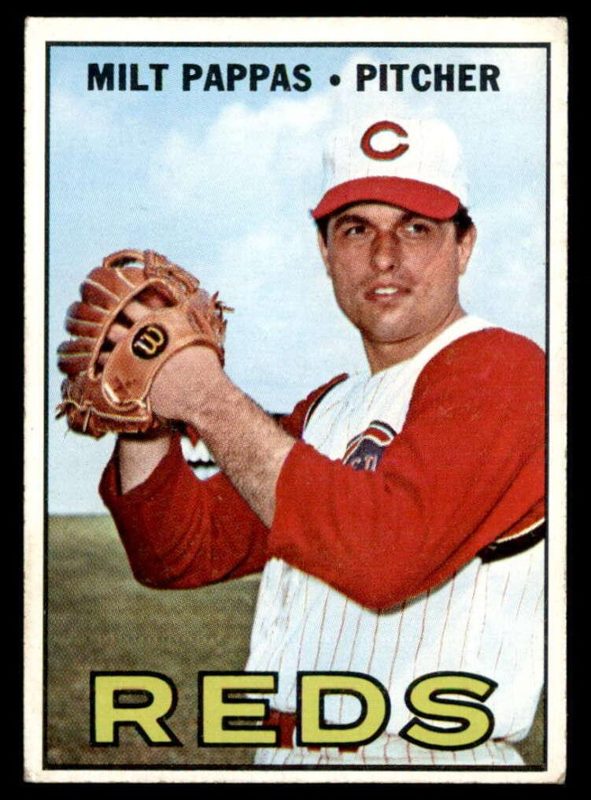 Milt Pappas, 1967 Topps Baseball