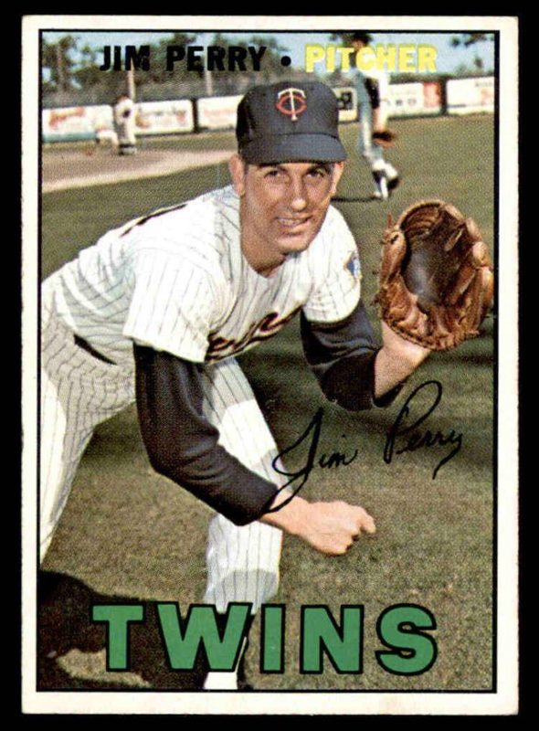 Jim Perry, 1967 Topps Baseball