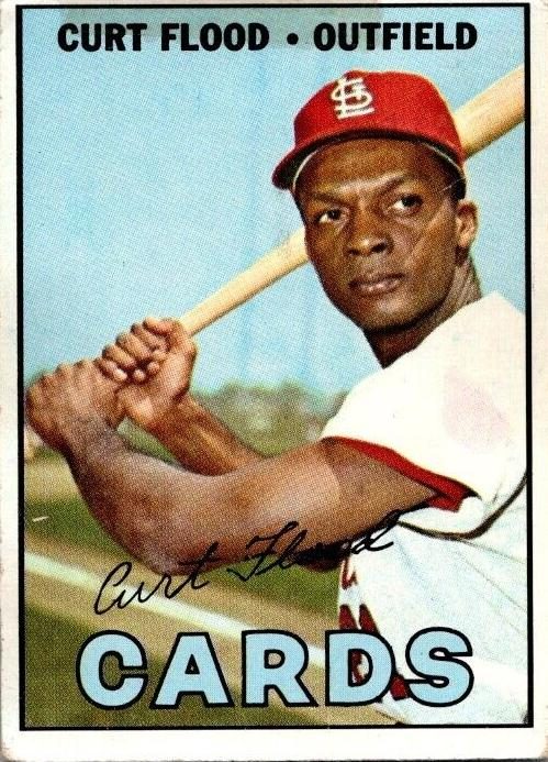 Curt Flood, 1967 Topps Baseball