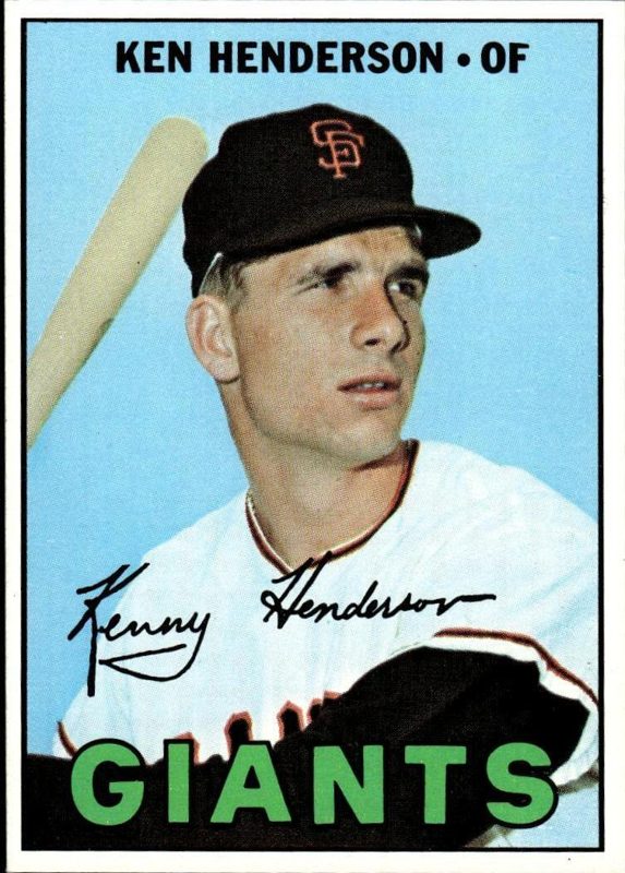 Ken Henderson, 1967 Topps Baseball