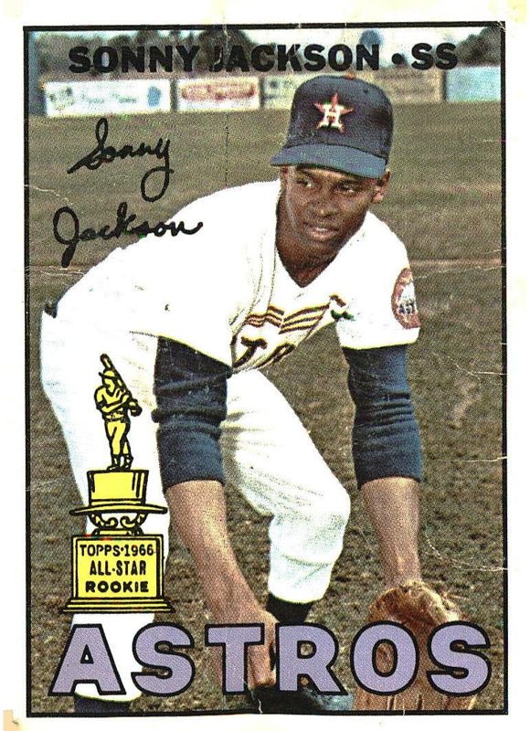 Sonny Jackson, 1967 Topps Baseball