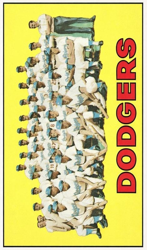 Los Angeles Dodgers, 1967 Topps Baseball