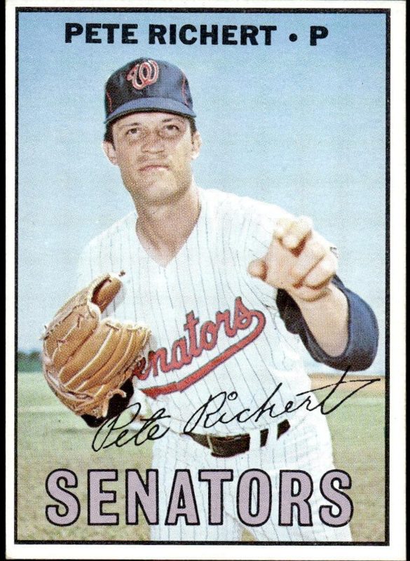 Pete Richert, 1967 Topps Baseball