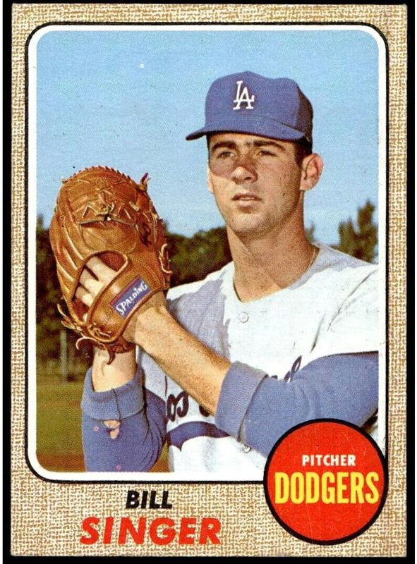 Bill Singer, 1968 Topps Baseball