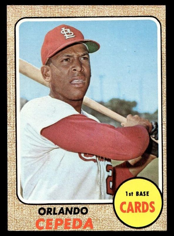 Orlando Cepeda, 1968 Topps Baseball
