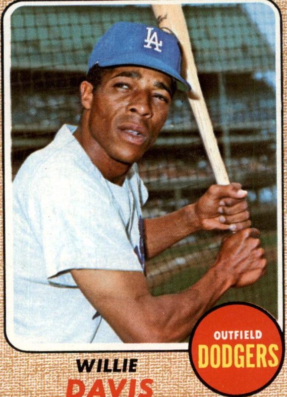 Willie Davis, 1968 Topps Baseball