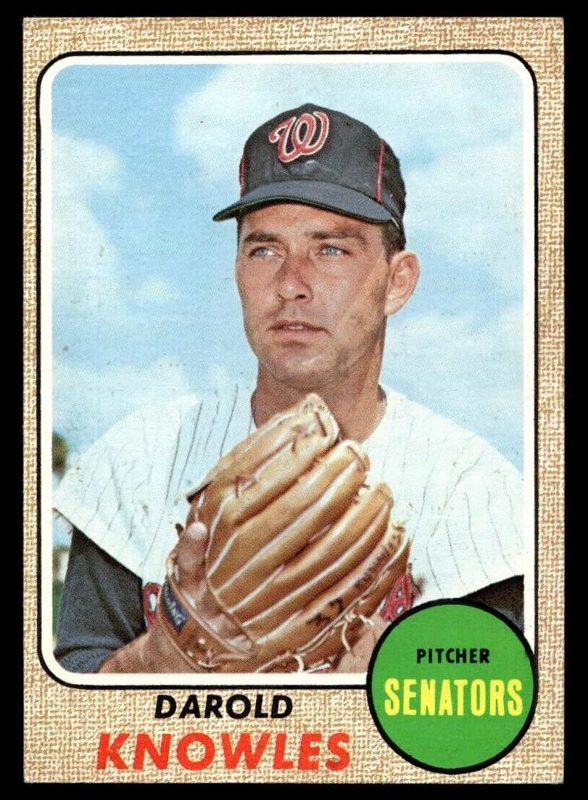 Darold Knowles, 1968 Topps Baseball