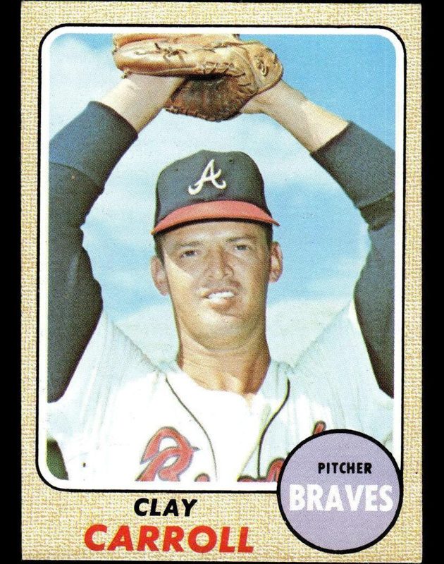 Clay Carroll, 1968 Topps Baseball