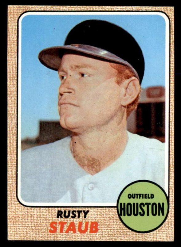 Rusty Staub, 1968 Topps Baseball