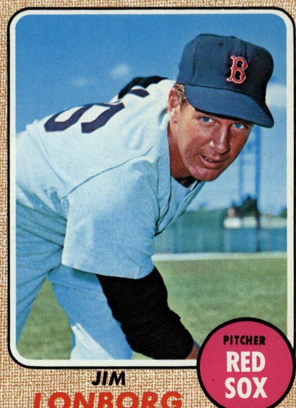 Jim Lonborg, 1968 Topps Baseball