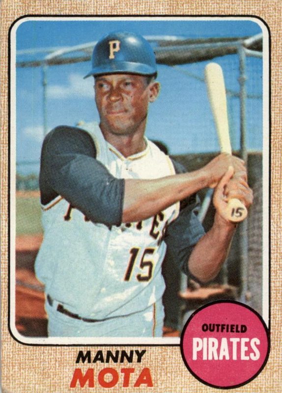 Manny Mota, 1968 Topps Baseball