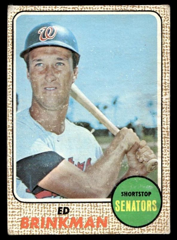 Ed Brinkman, 1968 Topps Baseball
