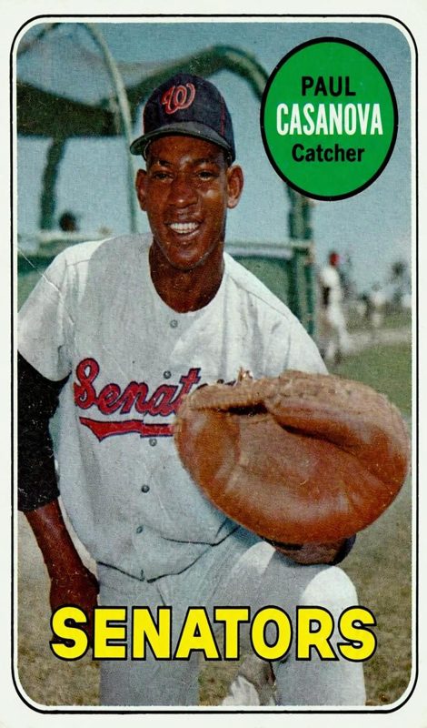 Paul Casanova, 1969 Topps Baseball