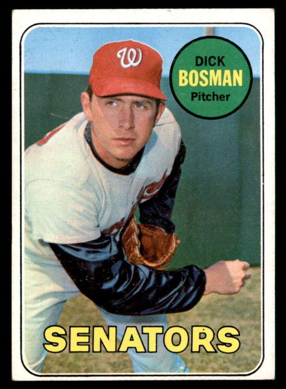 Dick Bosman, 1969 Topps Baseball